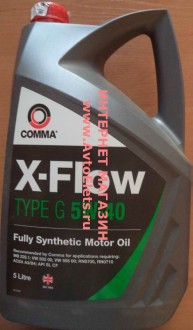 5W40 X-FLOW TYPE G (5L)_!\ API SL/CF, ACEA A3/B4, MB 229.1; VW 502;VW 505 00