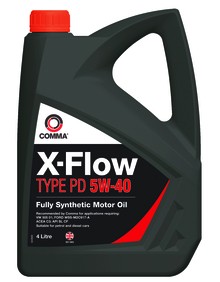 5W40 X-FLOW TYPE PD (4L)_!\ ACEA C3, API SL/CF, VW 505.01; FORD 917-A