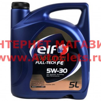 5W30 EVOLUTION FULL-TECH FE (5L)_!\ACEA C4, уровень свойств С3, Renault RN 0720