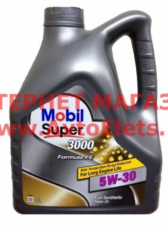 Mobil 5W30 (4L) SUPER 3000 X1 Formula FE_!\ API: SL/CF, ACEA: A5/B5, ILSAG GF3