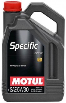   specific mb 229.52 5w-30, 5л