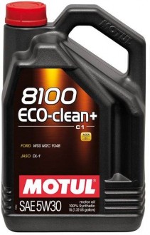  Motul 8100 ECO CLEAN PLUS 5W30 5л
