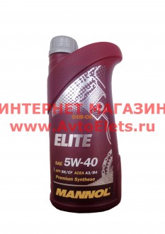  MANNOL Elite 5W-40  1 л 1005