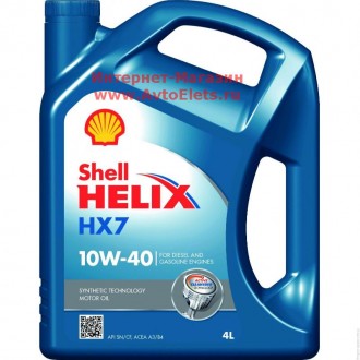 SHELL 10W40 (4L) Helix HX7_!\API SN+/SN, ACEA A3/B3/B4, MB 229.3;VW 501.01;VW 505.00